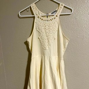Cream colored Express Dress Medium